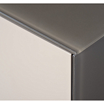 Комод со стеклянной столешницей и с выдвижными ящиками Minimalist Accent варинант исполнения - 3 | Loft Concept в Москве