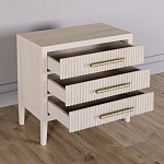 Тумба Primo  с тремя ящиками шпон Светлый дуб варинант исполнения - 4 | Loft Concept в Москве