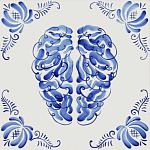 Плитка с узором Мозг варинант исполнения - 2 | Loft Concept в Москве