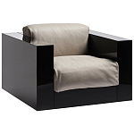 Дизайнерское кожаное кресло Poltronova Saratoga Armchair варинант исполнения - 2 | Loft Concept в Москве