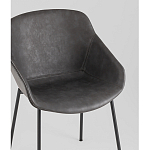 Стул Ashby экокожа серый варинант исполнения - 3 | Loft Concept в Москве