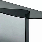 Консоль дымчатого цвета с изогнутым основанием Arabesque варинант исполнения - 1 | Loft Concept в Москве