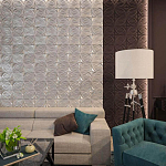 Гипсовая 3D панель с принтографией PM-37 варинант исполнения - 2 | Loft Concept в Москве