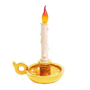 Настольная лампа Seletti Bugia gold