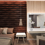 Гипсовая 3D панель с принтографией PM-03 варинант исполнения - 2 | Loft Concept в Москве