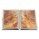 Портсигар на 10 сигарет с газовой зажигалкой из натурального камня Авантюрин Stone Cigarettes Cases варинант исполнения - 4 | Loft Concept в Москве