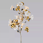 Торшер в виде белых и золотых цветов каллы Refined Taste of Light варинант исполнения - 2 | Loft Concept в Москве