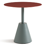 Стол для сада из стали Round Steel варинант исполнения - 2 | Loft Concept в Москве