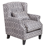 Кресло Henry Armchair grey velour варинант исполнения - 1 | Loft Concept в Москве