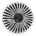 Потолочный светильник круглый с стеклянными бусинами Uniformity варинант исполнения - 1 | Loft Concept в Москве