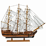 Декоративная модель деревянного парусника With The low варинант исполнения - 1 | Loft Concept в Москве