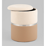 Пуф Mauldine с ящиком бежевый с экокожей варинант исполнения - 2 | Loft Concept в Москве