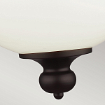 Подвесной светильник с белым стеклянным плафоном в форме шара на цепи Feiss варинант исполнения - 5 | Loft Concept в Москве