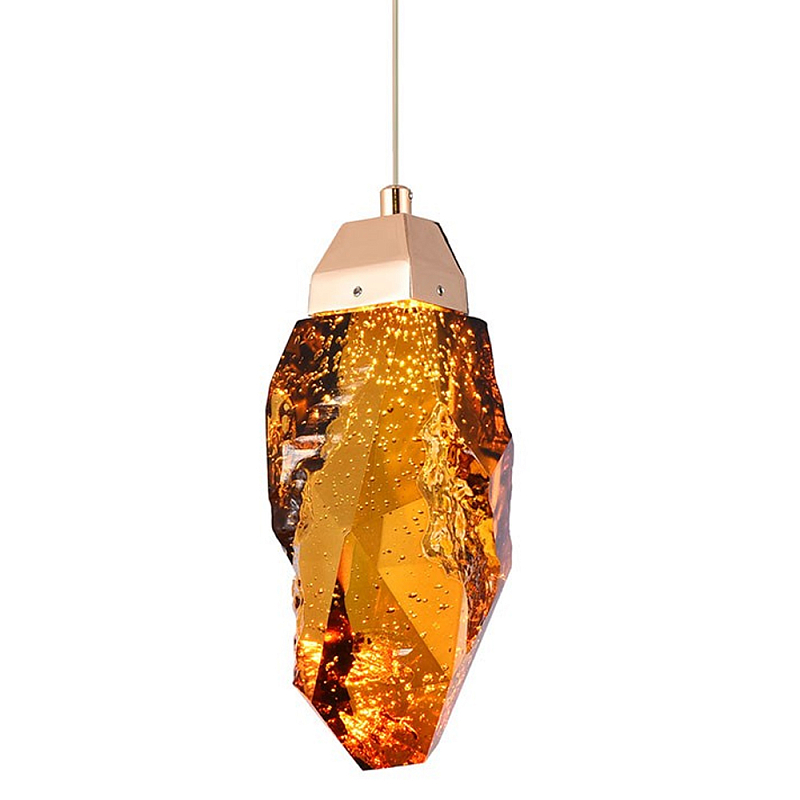   Soar Hanging Lamp Brass Amber      | Loft Concept 