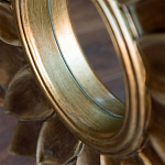 Зеркало-солнце с золотыми с лучами Rays of Peace варинант исполнения - 2 | Loft Concept в Москве