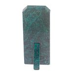 Часы погон ВС подарочные настольные из натурального камня Змеевик Military Clock варинант исполнения - 15 | Loft Concept в Москве