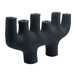 Подсвечник алюминиевый черный Ember варинант исполнения - 2 | Loft Concept в Москве