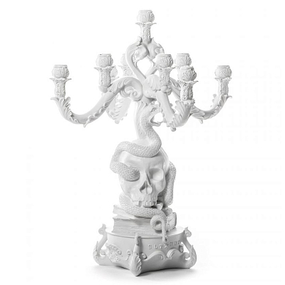 Подсвечник Seletti Giant Burlesque Skull White Подсвечник Seletti Giant Burlesque Skull White