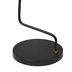 Торшер на изогнутом основании в сочетании черного и золотистого цвета Stable Base варинант исполнения - 4 | Loft Concept в Москве