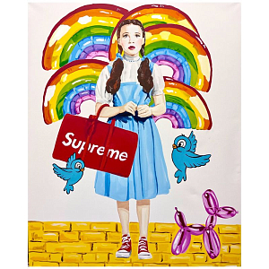 Картина Dorothy with Supreme Bag and Blue Birds