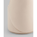 Пуф Loreen со спинкой вращающийся велюр молочный варинант исполнения - 3 | Loft Concept в Москве