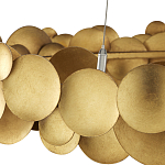 Люстра круглая из многослойных золотых дисков Metal Disc Chandelier варинант исполнения - 3 | Loft Concept в Москве
