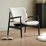 Кресло с каркасом и ножками из древесины и мягкими сиденьем и спинкой Venice варинант исполнения - 6 | Loft Concept в Москве