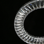 Люстра круглая с прозрачной хрустальной рамкой Maude Crystal Light варинант исполнения - 8 | Loft Concept в Москве