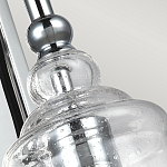 Бра с плафоном в форме колокола из прозрачного стекла с пузырьками Feiss варинант исполнения - 4 | Loft Concept в Москве
