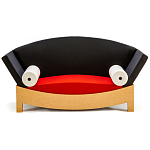 Дизайнерский диван с двумя подушками-валиками Poltronova Mitzi Sofa варинант исполнения - 1 | Loft Concept в Москве