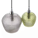 Подвесной светильник каскадный с 2-мя рельефными плафонами Cascade with Relief Lampshades варинант исполнения - 4 | Loft Concept в Москве