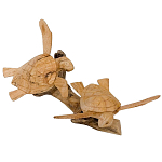 Статуэтка из дерева черепахи Animals of the World 25 варинант исполнения - 3 | Loft Concept в Москве