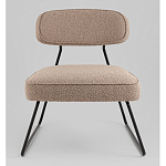 Кресло лаунж Kate букле капучино варинант исполнения - 4 | Loft Concept в Москве