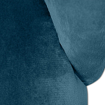 Барный стул вращающийся со спинкой Синий Велюр Vendramin Chair варинант исполнения - 3 | Loft Concept в Москве