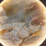 Бра в форме диска черного цвета Borders of Black варинант исполнения - 3 | Loft Concept в Москве