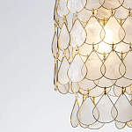 Подвесной светильник с декором из натуральной морской ракушки Iridescent Light варинант исполнения - 4 | Loft Concept в Москве