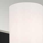  Бра с прямоугольным черным основанием и белым матовым цилиндрическим плафоном Kichler варинант исполнения - 5 | Loft Concept в Москве