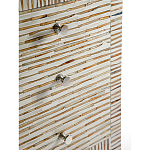 Тумбочка прикроватная Bogense Bone Inlay Bedside Beige варинант исполнения - 3 | Loft Concept в Москве