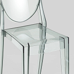 Прозрачный стул с серым оттенком LOUIS GHOST CHAIR варинант исполнения - 7 | Loft Concept в Москве