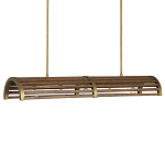 Люстра линейная полукруглой формы Wooden Horseshoe варинант исполнения - 4 | Loft Concept в Москве