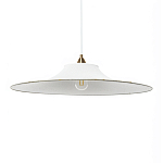 Подвесной вязаный белый светильник «Токио»  варинант исполнения - 1 | Loft Concept в Москве