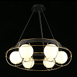 Люстра подвесная круглая с белыми плафонами Martin варинант исполнения - 3 | Loft Concept в Москве