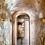 Обои ручная роспись Siam White Metal варинант исполнения - 3 | Loft Concept в Москве