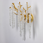 Бра золотого цвета с ветвями и хрустальными подвесками FAIRYTREE Light варинант исполнения - 3 | Loft Concept в Москве