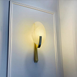 Бра с мраморным рассеивателем овальной формы Torch варинант исполнения - 6 | Loft Concept в Москве