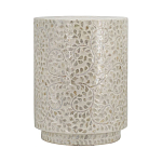 Приставной столик с рисунком из раковин устриц Bone Inlay варинант исполнения - 2 | Loft Concept в Москве