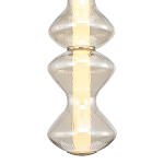 Подвесной светильник светодиодный с стеклянным волнообразным плафоном Amphora of Light варинант исполнения - 4 | Loft Concept в Москве