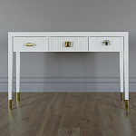 Дизайнерский Письменный стол Elsa Dreams White с тремя ящиками варинант исполнения - 1 | Loft Concept в Москве