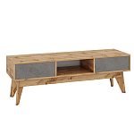 ТВ-тумба с фасадом цвета серый бетон Grace of Furniture  варинант исполнения - 1 | Loft Concept в Москве