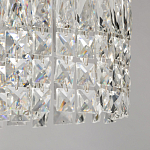 Потолочный светильник круглый с прозрачными подвесками Lunet варинант исполнения - 14 | Loft Concept в Москве